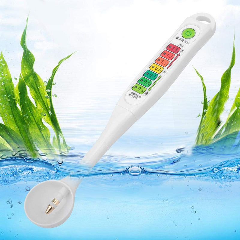 [Australia - AusPower] - Salinometer, Food Liquid Salinity Tester Meter Professional LED Lights Accurate Salinometer for Determination of Salt Concentration in Liquid Foods 