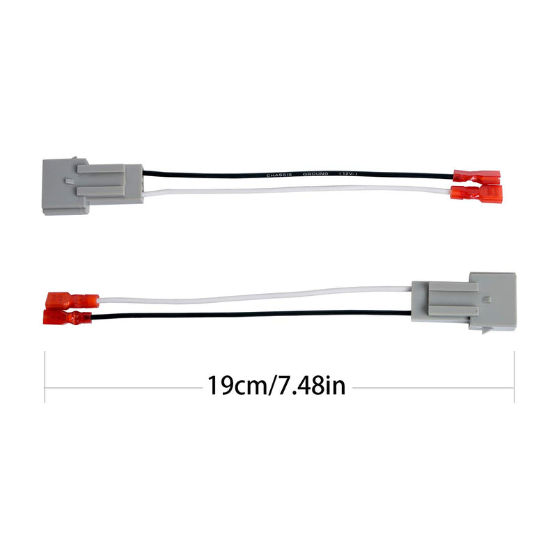 [Australia - AusPower] - HSTECH 2 Pairs (4 Pack) 72-5512 Speaker Wire Adapters for Select 1989-Up Ford Vehicles 