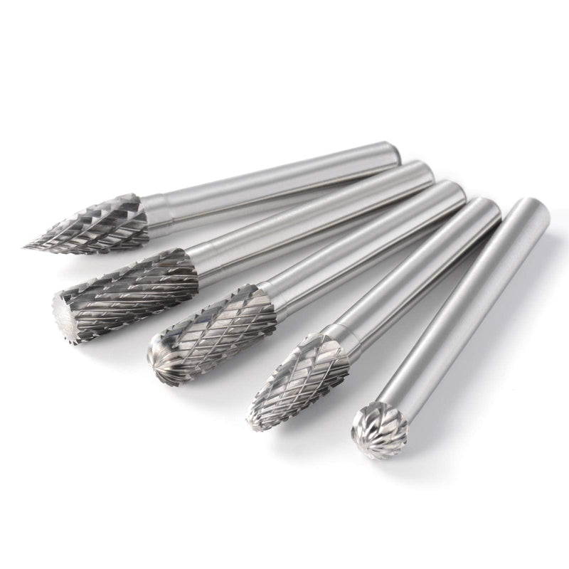 [Australia - AusPower] - XCSOURCE 1 Set 6X8MM Head Tungsten Carbide Burrs for Rotary Drill Die Grinder Carving Bit BI044 