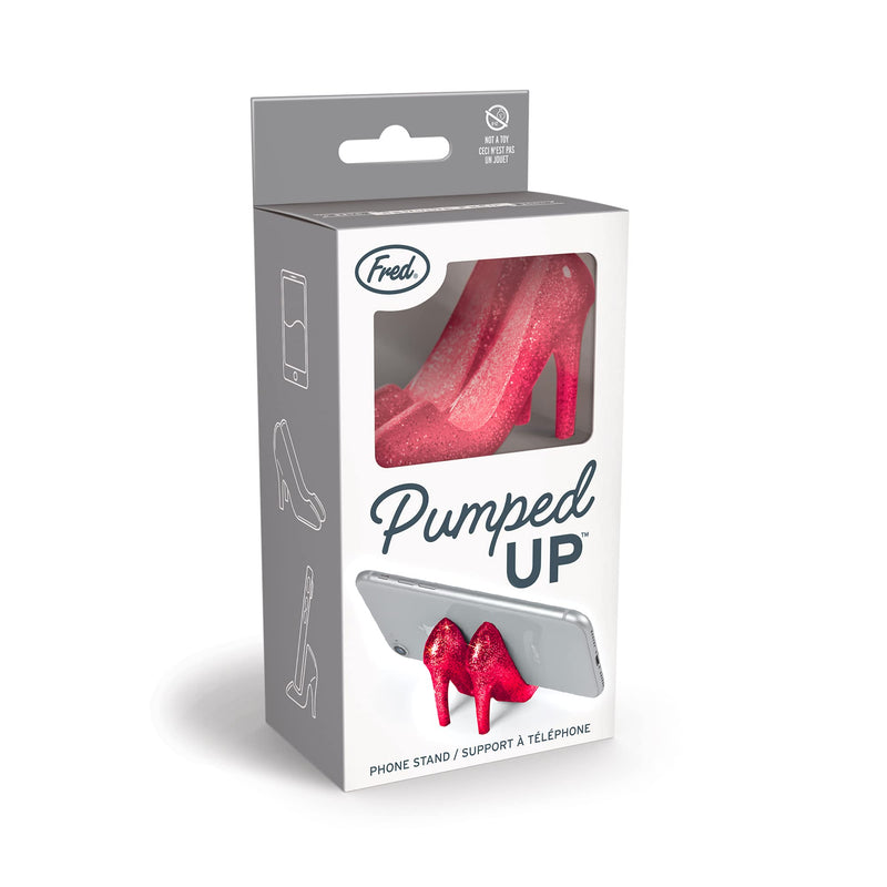 [Australia - AusPower] - Genuine Fred 5216323 PUMPED UP High Heel Shoe Phone Stand, Ruby Red 