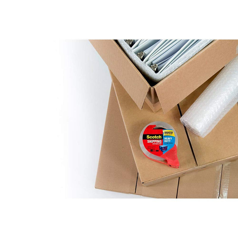 [Australia - AusPower] - Scotch Heavy Duty Shipping Packaging Tape, 1.88" x 54.6 Yards, 3" Core, Clear, Great for Packing, Shipping & Moving, 1 Roll, Dispensered (3850-RD) 