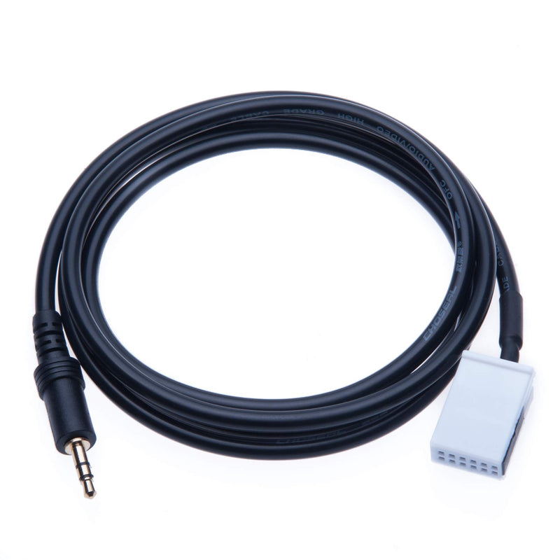 [Australia - AusPower] - 3.5mm Aux Audio Input Cable Plug Car Adapter Compatible with Citroen C2, C3, C4, C6, Berlingo, Synergie, Citroen C5, C8, Citroen Jumpy, Peugeot 207, 307, 407, 407SW, 607, 807 1007, Expert, 308, 4007 
