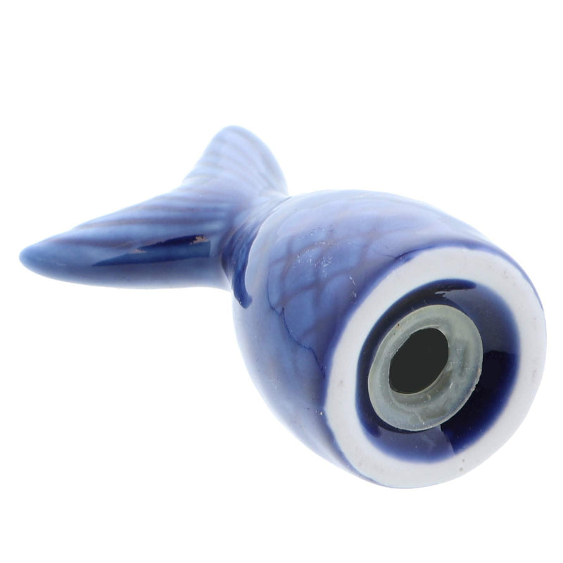 [Australia - AusPower] - Ceramic Salt & Pepper Shakers Novelty Kitchen Décor - Mermaid Tails Blue 