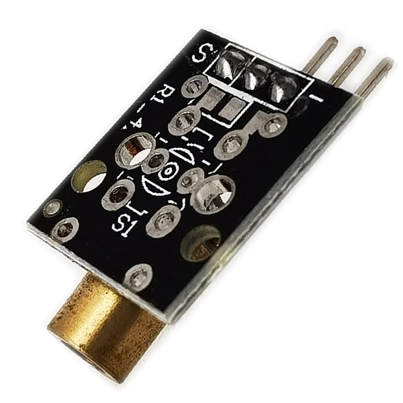 [Australia - AusPower] - KIRO&SEEU 2pcs KY-008 Laser Transmitter 5V Laser Dot Diode Sensor Module Board Compatible with Arduino Laser Transmitter Wave Length 650 nm 