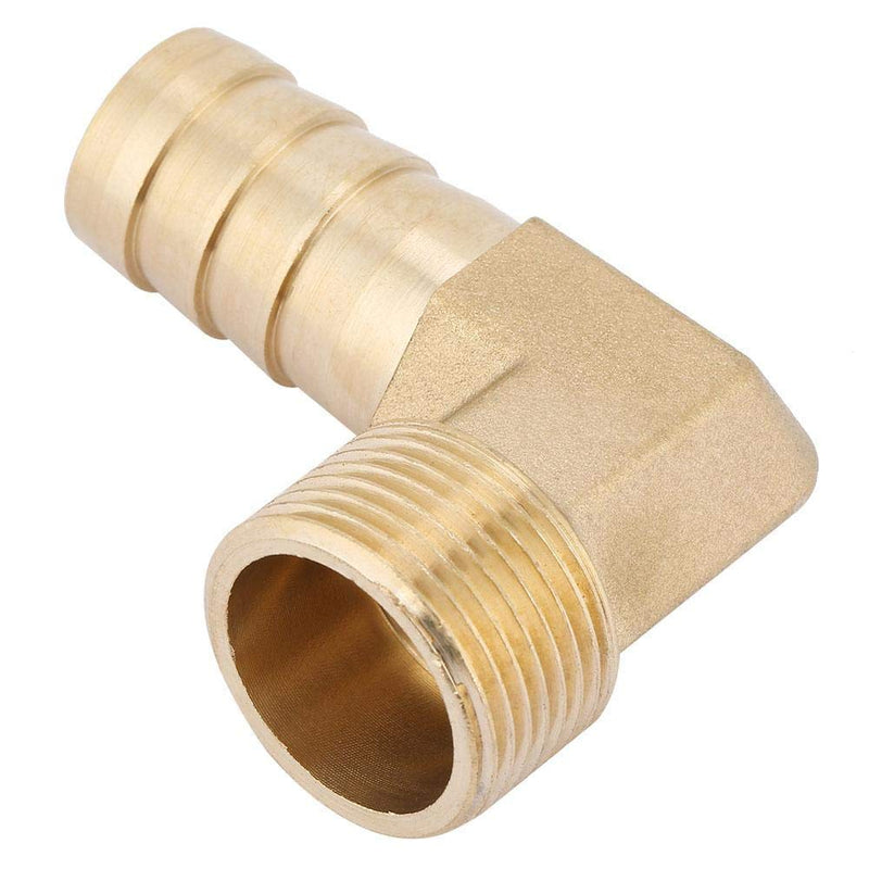 [Australia - AusPower] - Pipe Barb Swivel Elbow Plumbing Connection Crimp Fittings, 90 Degree Elbow G3/4" Male Thread Barbed Pipe Fitting x 3/4" Hose Barb 