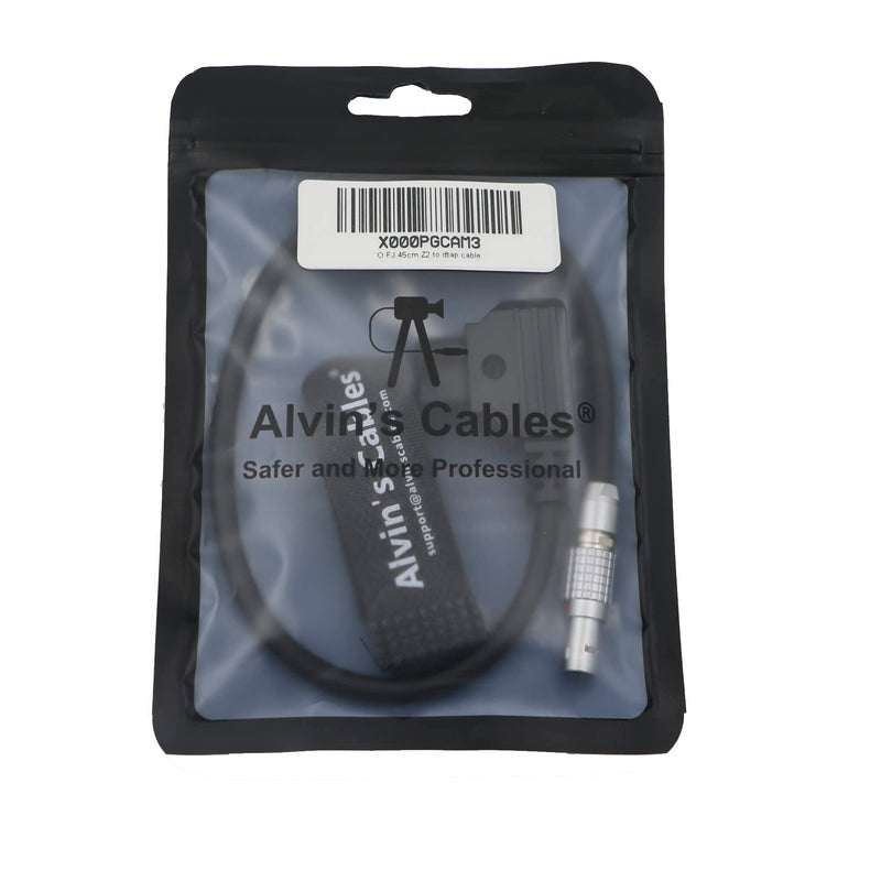 [Australia - AusPower] - Alvin's Cables 2 Pin Male to D TAP Power Cable for Bartech Focus Device Receiver Artemis Letus Redrock Hedén Steadicam Straight 2 Pin 45cm 