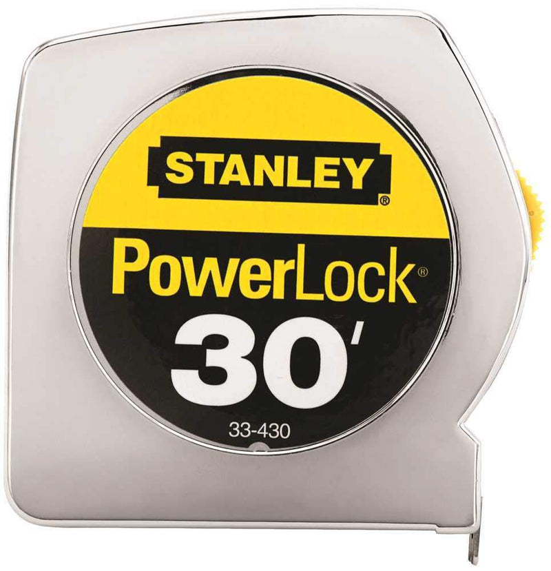 [Australia - AusPower] - Stanley Hand Tools 33-430 1" X 30' PowerLock Professional Tape Measure 