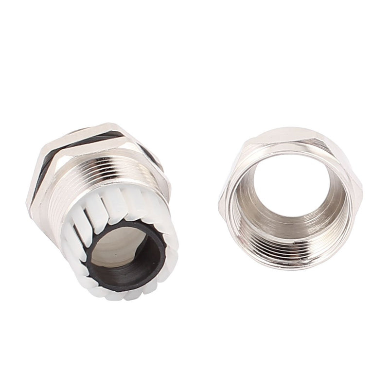 [Australia - AusPower] - uxcell 3 Pcs PG13.5 Cable Gland Stainless Steel Waterproof Connector Fastener Locknut Stuffing for 6-12mm Dia Wire 