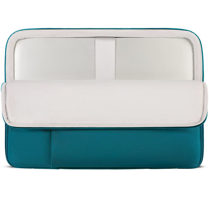 [Australia - AusPower] - DOMISO 15.6 inch Laptop Sleeve Case Water Resistant Shockproof Protective Computer Bag for 15.6" Notebook/HP Pavilion Envy 15/Dell XPS 15/IdeaPad ThinkPad,Turquoise Turquoise 