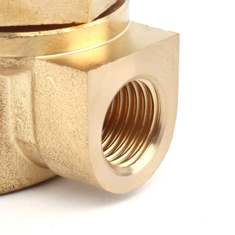 [Australia - AusPower] - SNS 2WK025-N08/DC12V 1/4" NPT Brass Electric Solenoid Valve Normally Open Water,Air,Diesel 1/4''NPT DC12V 