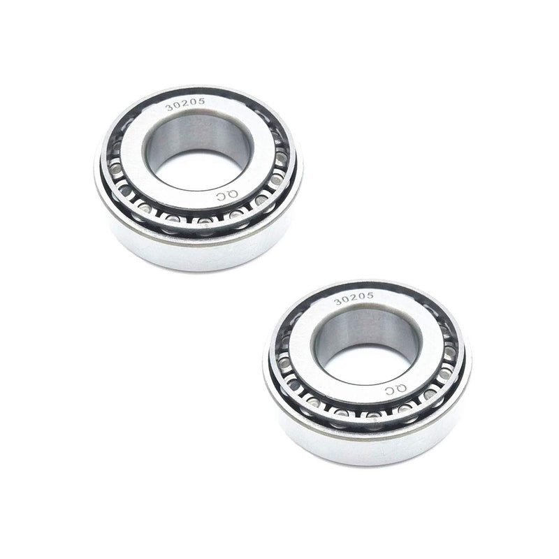 [Australia - AusPower] - XMHF 2 Pack 30205 Wheel Bearings 25x52x16.25mm, Rotary Quiet High Speed and Durable, Tapered Roller Bearings 