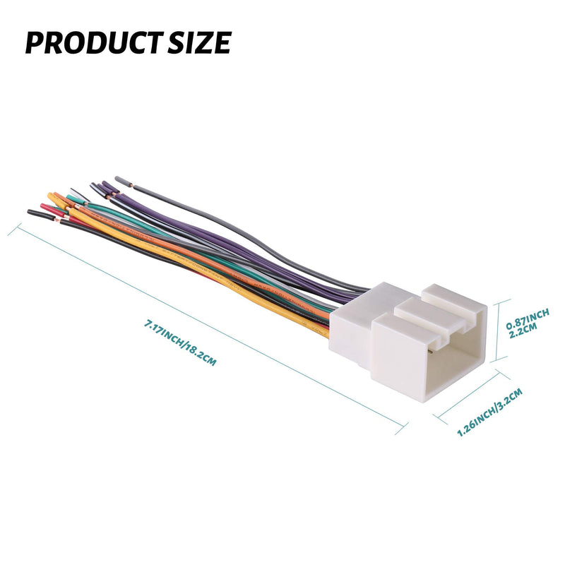 [Australia - AusPower] - BASIKER Fit for 1998-2009 Ford Vehicles Wiring Harness to Connect Aftermarket Stereo Radio Receiver 