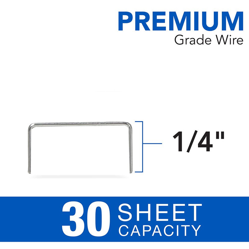 [Australia - AusPower] - Swingline Standard Staple Cartridge, 5,000 Staples per Cartridge, 1/4" Leg Length, Jam Free, for Swingline Stapler Heavy Duty, Perfect for Home Office Supplies & Desktop, 30 Sheet Capacity (50050) 1/4" Premium 