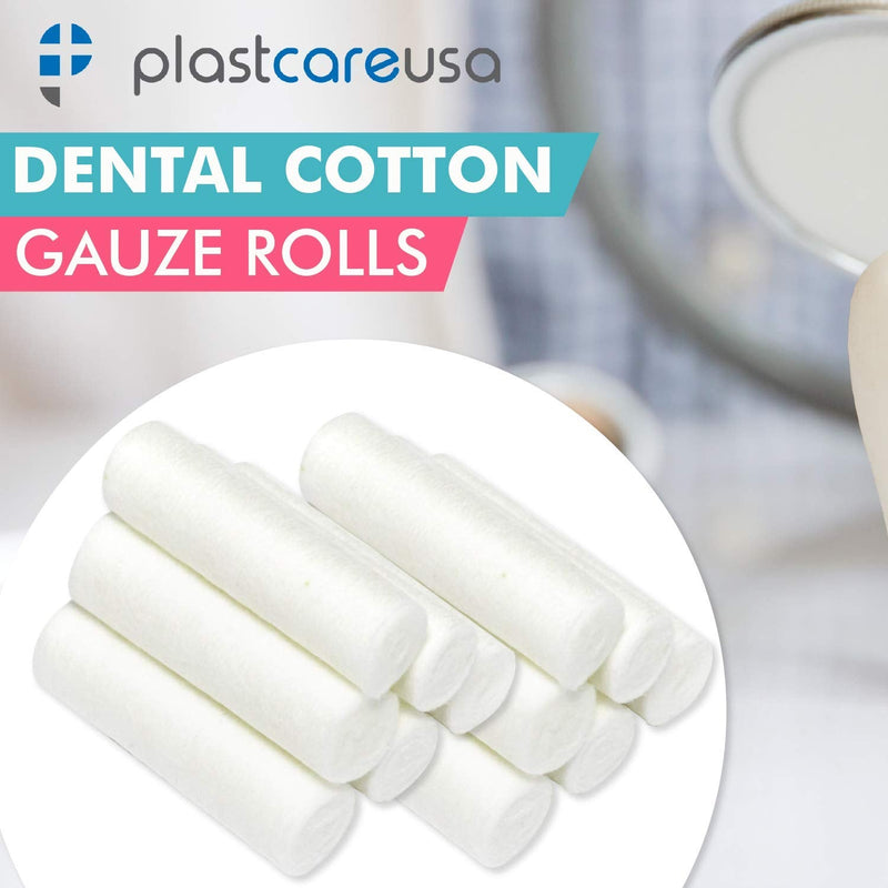 800 Dental Gauze Rolls, Cottons Pads for Dentists, Rolled Cotton Ball, Nose Plugs for Kids and