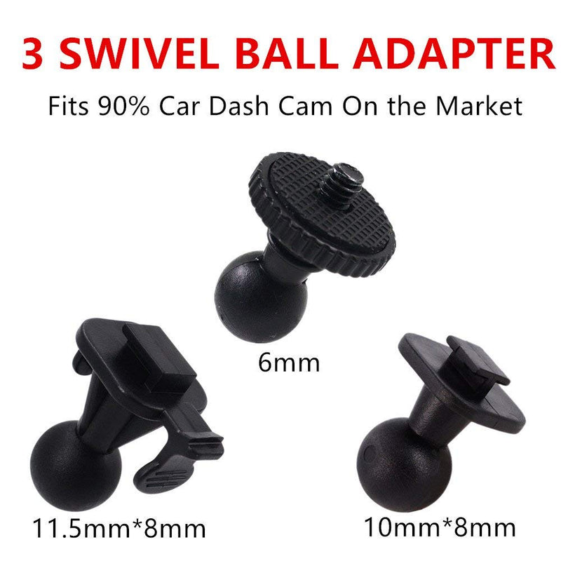 [Australia - AusPower] - iSaddle CH02A YI Dash Camera Mount Holder Vehicle Video Recorder/Car DVR Camera Windshield & Dashboard Suction Mount Holder. Suction Base 