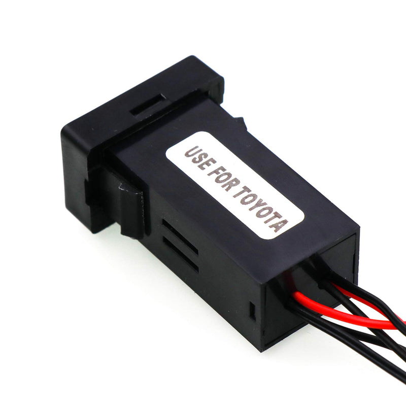 [Australia - AusPower] - Car Internal and External Temperature Display, Dual Temperature Sensors Use for Toyota (Type A) 