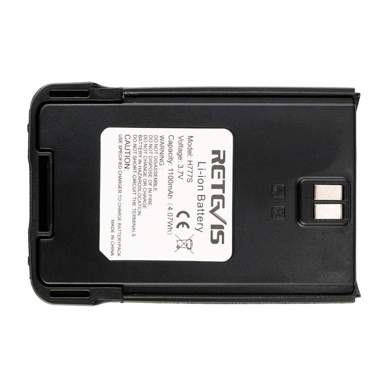 [Australia - AusPower] - Retevis H-777S Walkie Talkies Battery,1100mAh Rechargeable Battery,3.7V 2 Way Radios Battery for Retevis H-777S Walkie Talkies (1 Pack) 