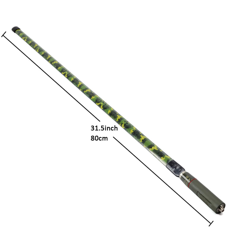 [Australia - AusPower] - HYS 2m/70cm Walkie Talkie SMA Female Base 31.5inch Antenna Dual-Band HT VHF UHF Antennas for baofeng uv-5r bf-f8hp uv-82 WOUXUN KG-UVD1P KG-UV6D Kenwood 2-Way Radio 