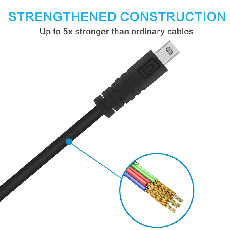 [Australia - AusPower] - Sqrmekoko Replacement Photo Data Transfer & Charge Cable Cord Wire for Fujifilm Finepix Digital Cameras 