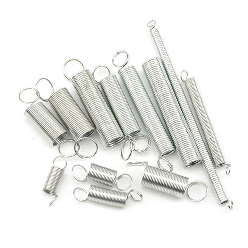 [Australia - AusPower] - XINGYHENG 200Pcs 20 Kinds Zinc Plated Steel Coil Spring Wire Metal Extension and Compression Spring Repair Tool Assortment Kit 