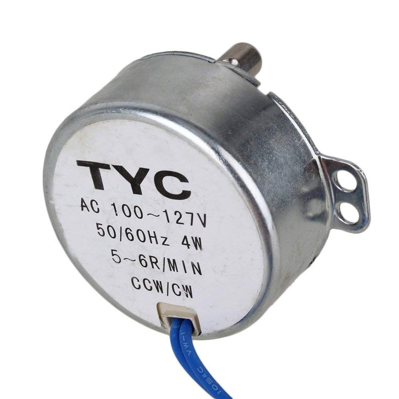 [Australia - AusPower] - Afordable TYC-50 5-6 RPM AC110V CW/CCW Synchronous Electric Motor with 7mm Shaft Dia 