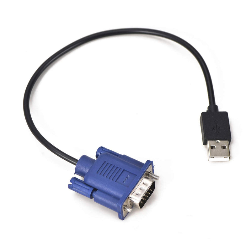 [Australia - AusPower] - Evanlak USB-VGA Dummy Plug Headless Ghost Functionally Stable Dummy Plug Conductive Performancevga Headless RGB Display Emulator Operating System Boot and Load Resolutions up to 1080p@60Hz-3pack 