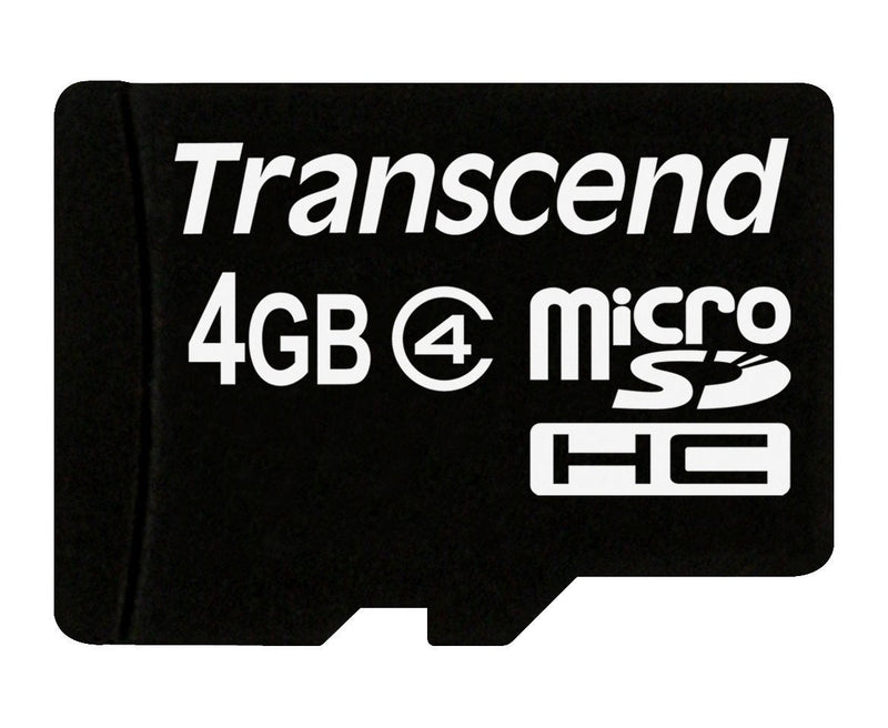 [Australia - AusPower] - Transcend 4 GB Class 4 microSDHC Flash Memory Card TS4GUSDHC4 