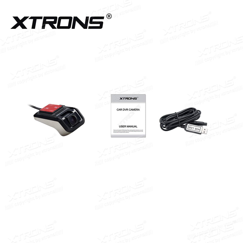 [Australia - AusPower] - XTRONS Full HD 1080P Car DVR Road Video Recorder Dash Camera Car Driving Recorder with 140° Wide Angle, Loop Recording 
