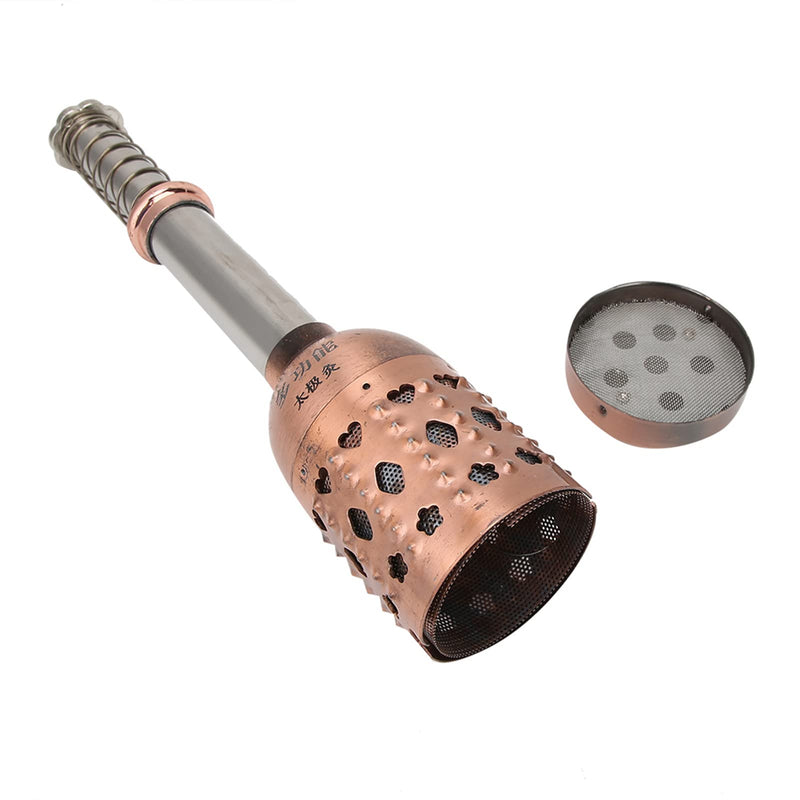 [Australia - AusPower] - Zyyini Moxa Roller, Handheld Copper Moxa Stick with High Thermal Conductivity and High-Density Filter Mesh, for Moxibustion Massage 