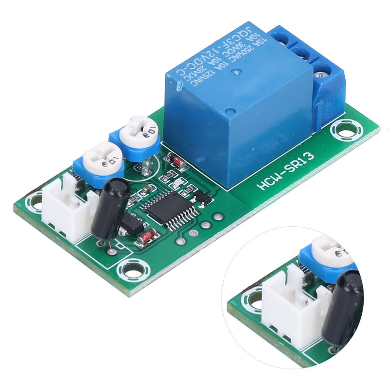 [Australia - AusPower] - Vibration Sensor Module, DC 12V Sensitivity Time Delay Switch DIY High Sensitive Alarm Module 