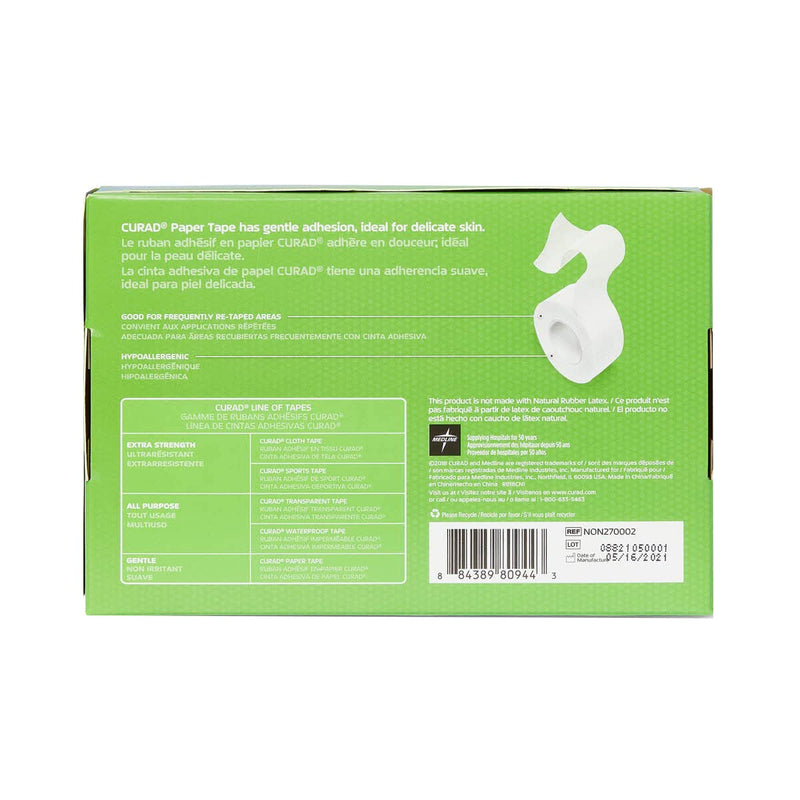 [Australia - AusPower] - Medline NON270002Z Tape, Paper, Hypo, 2" x 10 yd, Lf (Pack of 6) 