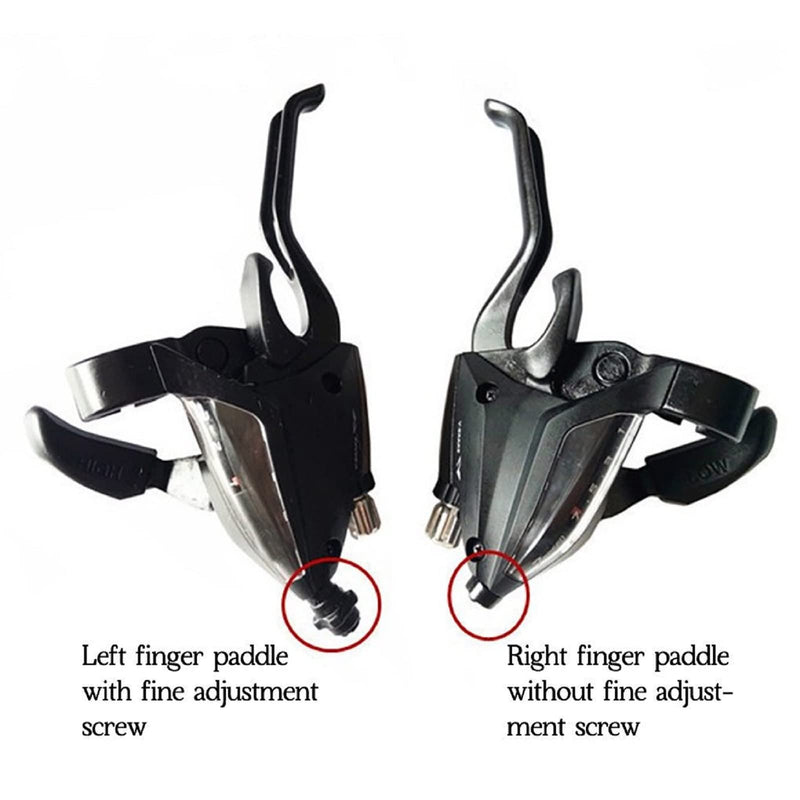 [Australia - AusPower] - Fairedear Bike Shifter,7 Speed Right Brake Lever with Inner Cables,Ergonomic Handle for MTB (3 Speed Left) 