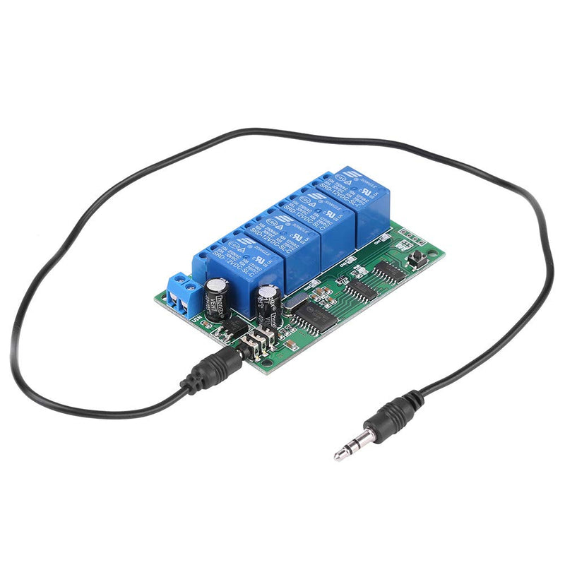[Australia - AusPower] - AD22B04 12V Signal Decoder 4 Channel DTMF Tone Relay Phone Remote Control PLC 