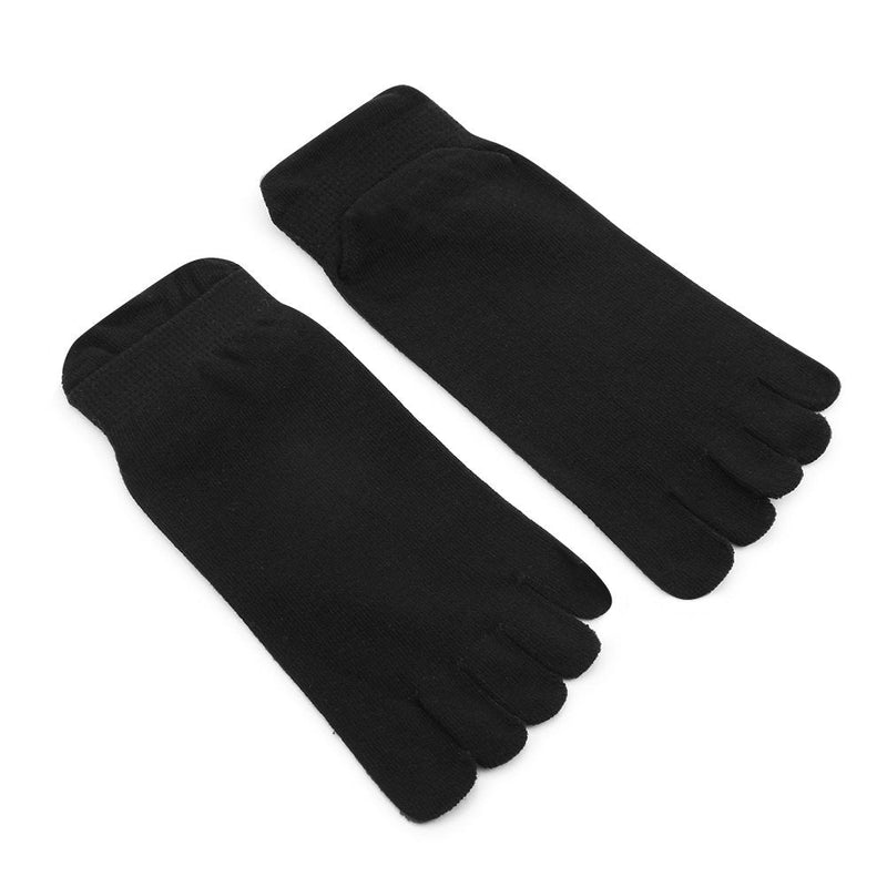 [Australia - AusPower] - Meaiguo Toe Socks No Show Running Five Finger Socks for Men Women 3-4 Pack Multicoloured 5-10 