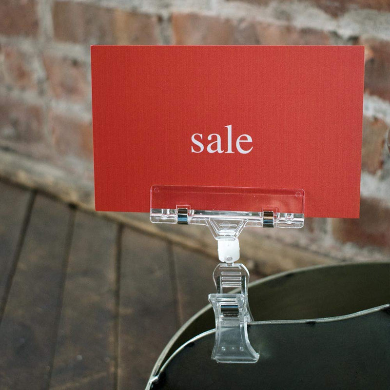 [Australia - AusPower] - NAHANCO CD57S5-5 Retail Sign Card for Displays, “Sale”, 5 ½”H x 7”W, Red with White Solid, Lower Case Print on Card Stock–5/CTN. 