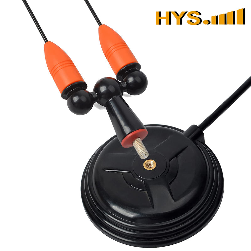 [Australia - AusPower] - HYS Amateur Antennas Dual-Band VHF 144/UHF 430MHz Magnetic Base Mobile Antenna W/13 ft RG58 Coax Cable UHF-male/PL259 for Motorola Kenwood Midland SO239 Mobile Radios 