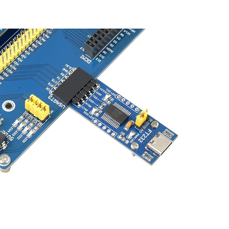[Australia - AusPower] - FT232 USB to UART (TTL) Communication Module, USB-C Connector, Compatible 3.3V/5V Logic Level, Supports Mac OS, Linux, Android, Wince, Windows 7/8/8.1/10/11... FT232 USB UART Board (Type C) 