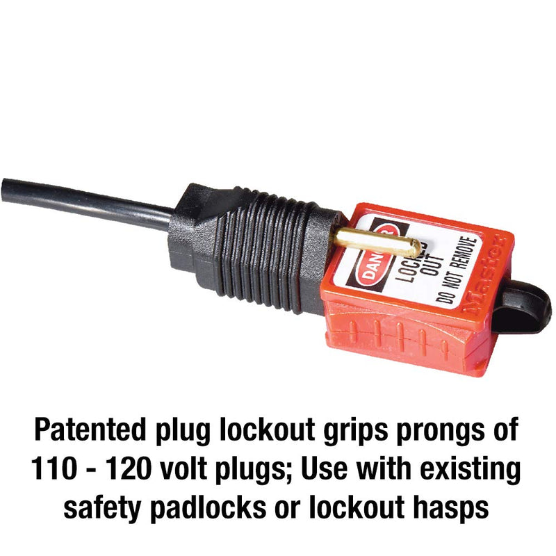 [Australia - AusPower] - Master Lock S2005 Lockout Tagout Electrical Prong Plug Lockout 