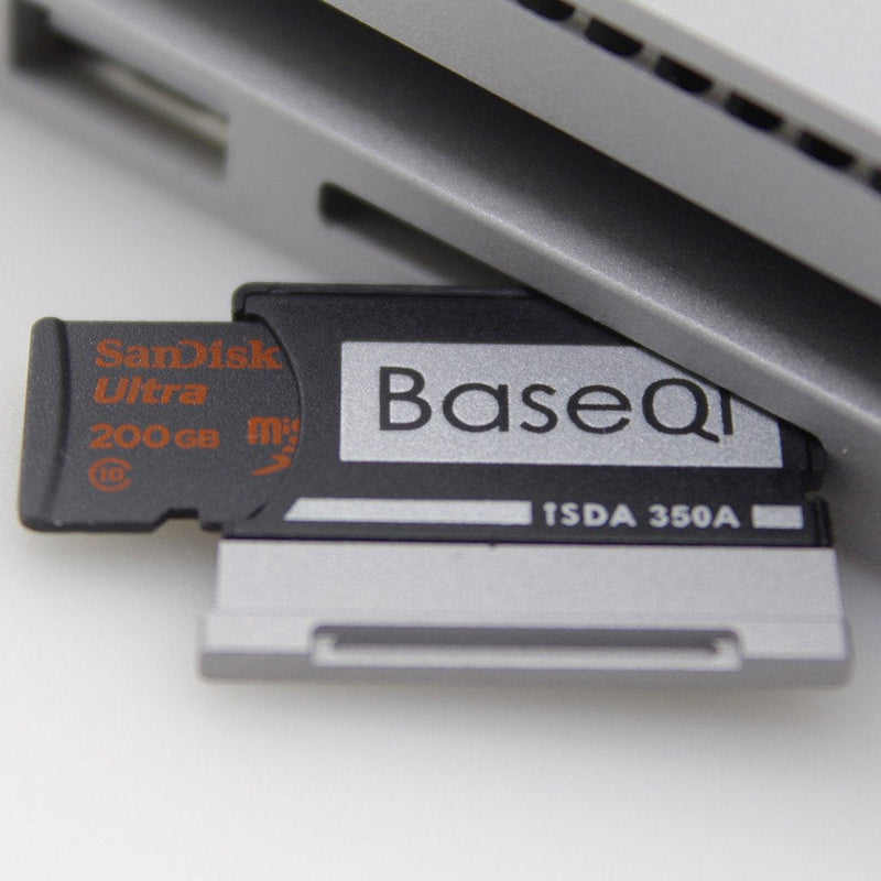 [Australia - AusPower] - BASEQI Aluminum MicroSD Adapter for Microsoft Surface Book, Surface Book 2, Surface Book 3 13.5" (Model-350A) Surface Book/Surface Book 2 & 3 13.5" (model-350A) 