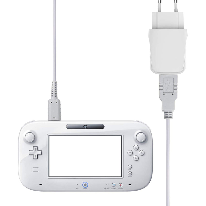 [Australia - AusPower] - YOUSHARES Wii U Gamepad - Interchangable Power Charging Adapter, Power Supply Cord AC Adapter & Cable for Nintendo WiiU Gamepad (USB Charging Cable) USB Charging Cable 