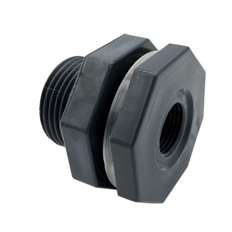 [Australia - AusPower] - Metaland 1.5" Female Bulkhead Water Tank Connector PVC Thru-Bulk Fitting for Rain Barrels, Aquariums, Tubs, Pools 