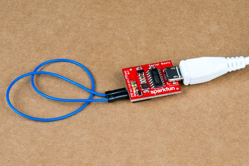 [Australia - AusPower] - SparkFun Serial Basic Breakout - CH340G Development Tool with USB Micro-B connector Save space and money in your DIY electronics projects 