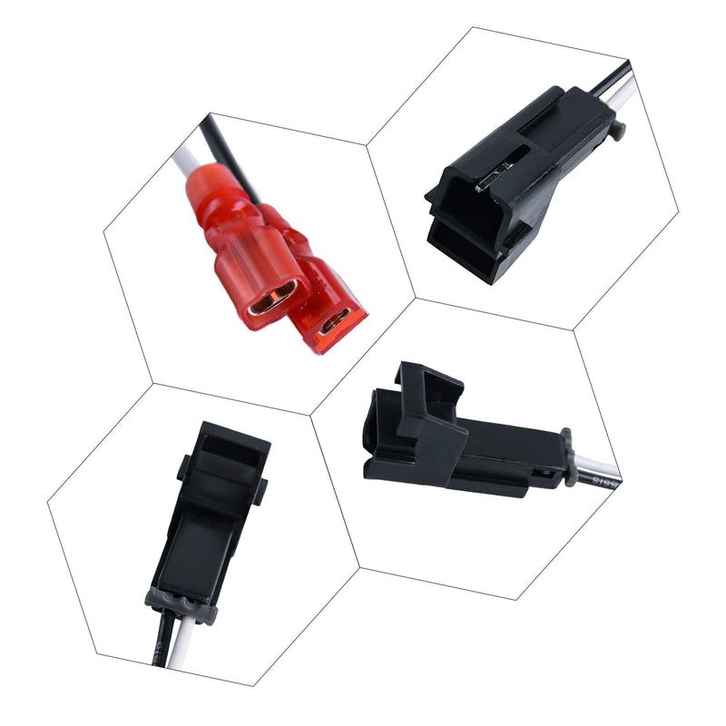 [Australia - AusPower] - HSTECH 72-4568 2 Pairs (4 Pack) Speaker Harness for Selected General Motor Vehicles Total Adapters 