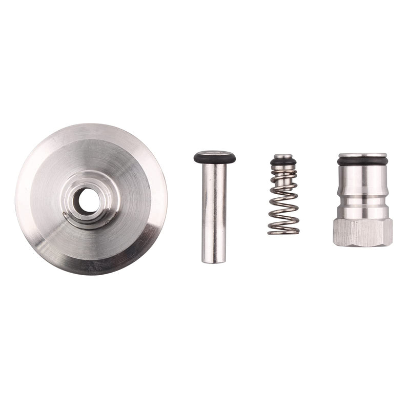 [Australia - AusPower] - DERNORD 1.5 Inch Tri Clamp to Ball Lock Post, SS304 Sanitary Brewer Fitting, 50.5mm OD Ferrule for Conicial Fermenter Pressure Transfer (Liquid) Liquid 