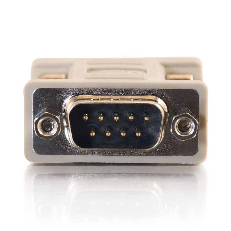 [Australia - AusPower] - C2G 08075 DB9 Male to DB9 Female Serial RS232 Null Modem Adapter, Beige 