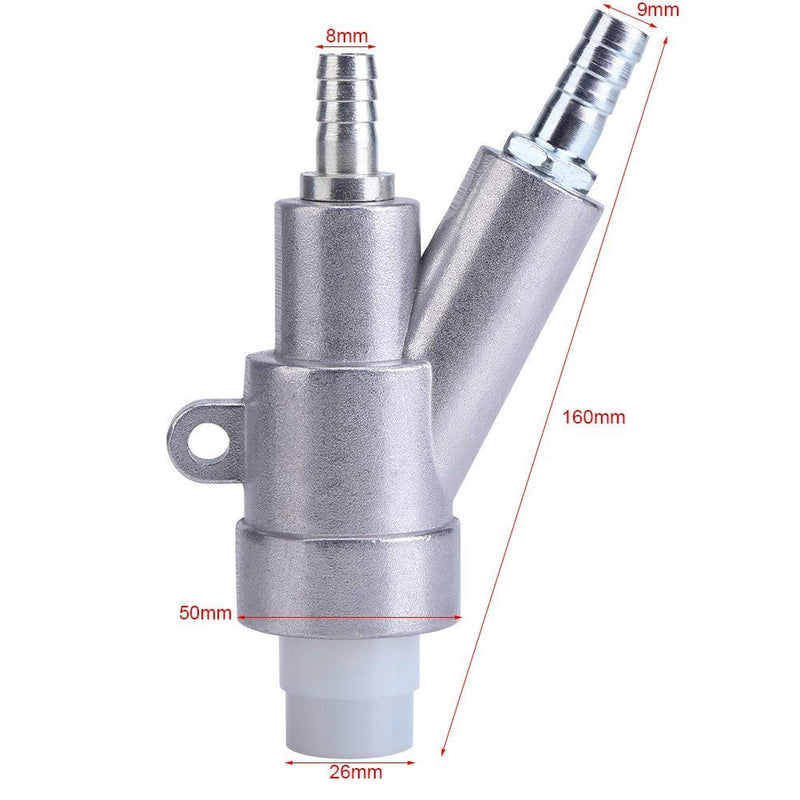 [Australia - AusPower] - Jewboer Sand Blaster Gun Kit, Sandblaster Sandblasting Gun for Blast Cabinet with Boron Carbide Nozzle (6MM) 6MM 