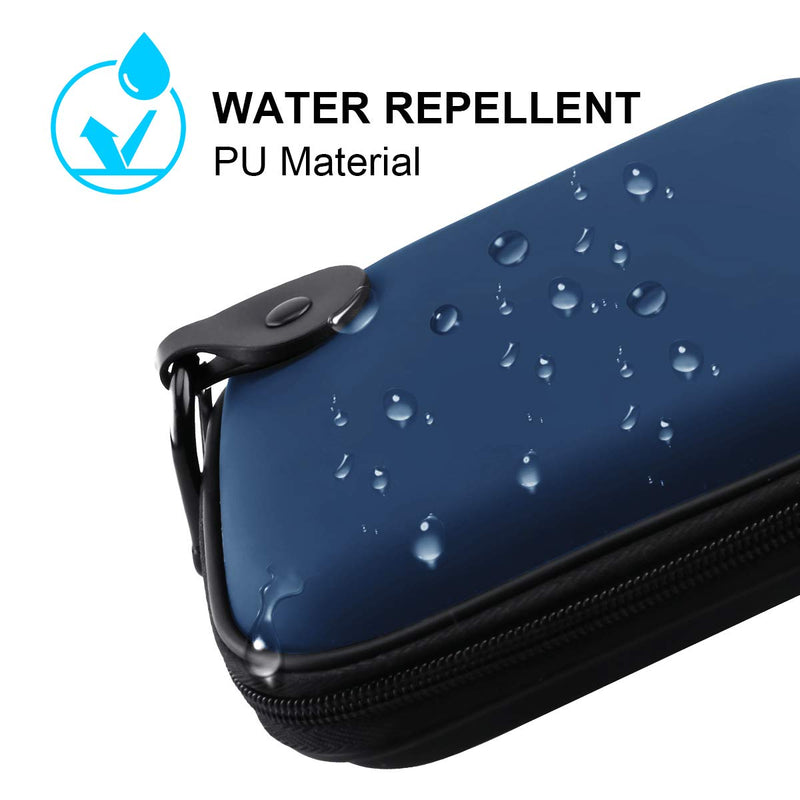 [Australia - AusPower] - Lacdo Hard Drive Carrying Case for Western Digital WD My Passport Ultra WD Elements SE WD Gaming Drive Portable External Hard Drive 1TB 2TB 3TB 4TB 5TB USB 3.0 2.5 inch HDD Shockproof Travel Bag, Blue 