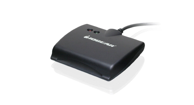 [Australia - AusPower] - IOGEAR USB Smart Card Access (CAC) Reader - TAA Compliant - DOD/Government/Healthcare/Banking/Entertainment/Secure Network Login - Compatible With Mac, Win, Linux - GSR202 