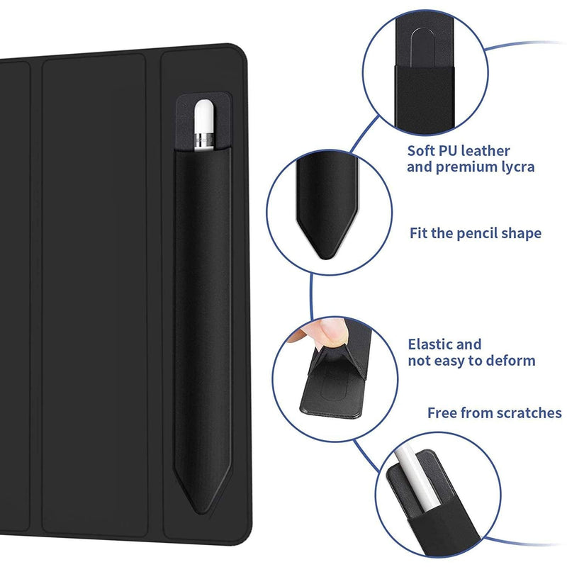 [Australia - AusPower] - BoxWave Stylus Pouch Compatible with Lenovo Tab M10 (Stylus Pouch by BoxWave) - Stylus PortaPouch, Stylus Holder Carrier Portable Self-Adhesive for Lenovo Tab M10 - Jet Black 
