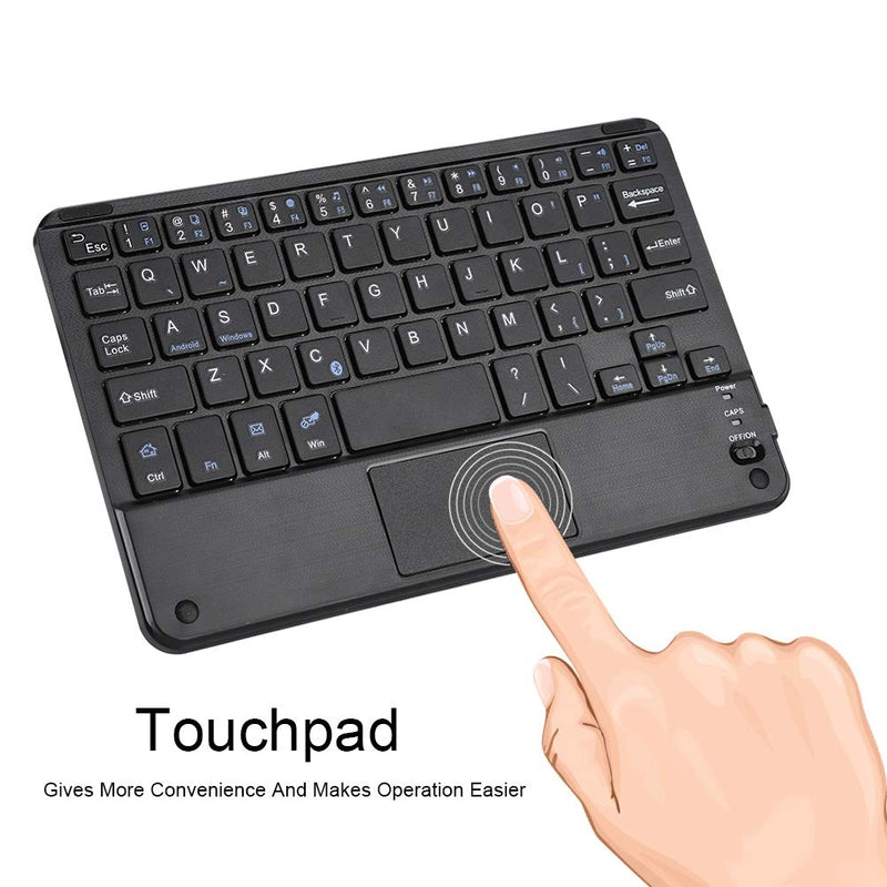 [Australia - AusPower] - Wireless Keyboard, Portable Universal 7inch Wireless Bluetooth Keyboard with Touchpad for Tablet/Mobile Phone/PC, Compatible for Windows for Android 